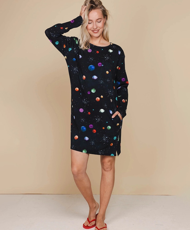 Dames nachthemd Efteling blauw