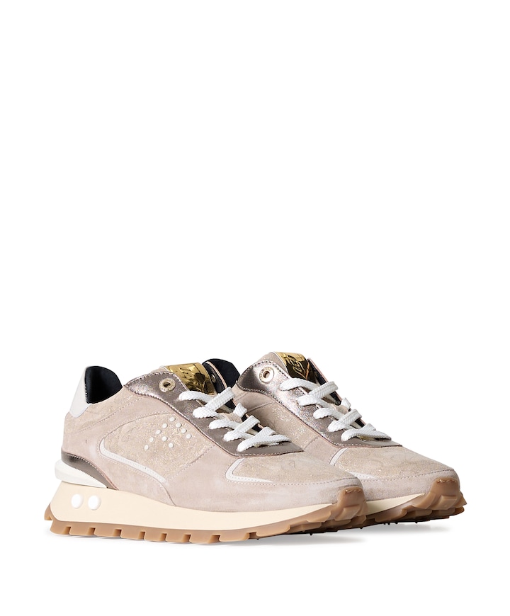 dames sneakers beige