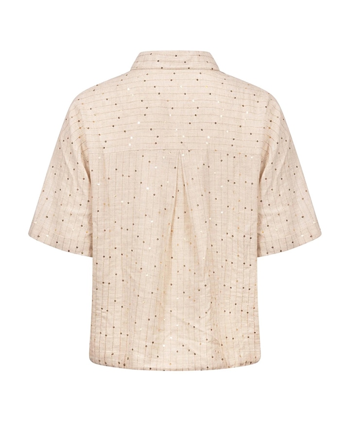 Dames blouse beige