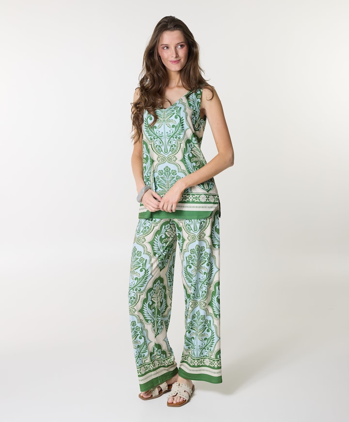 Dames top groen