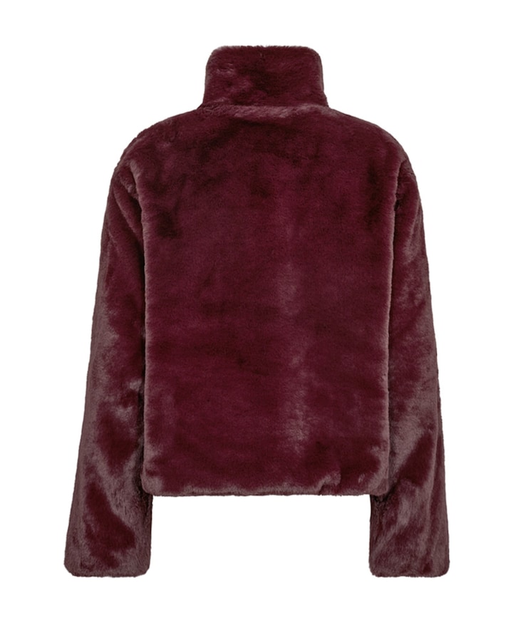 Dames jas bordeaux