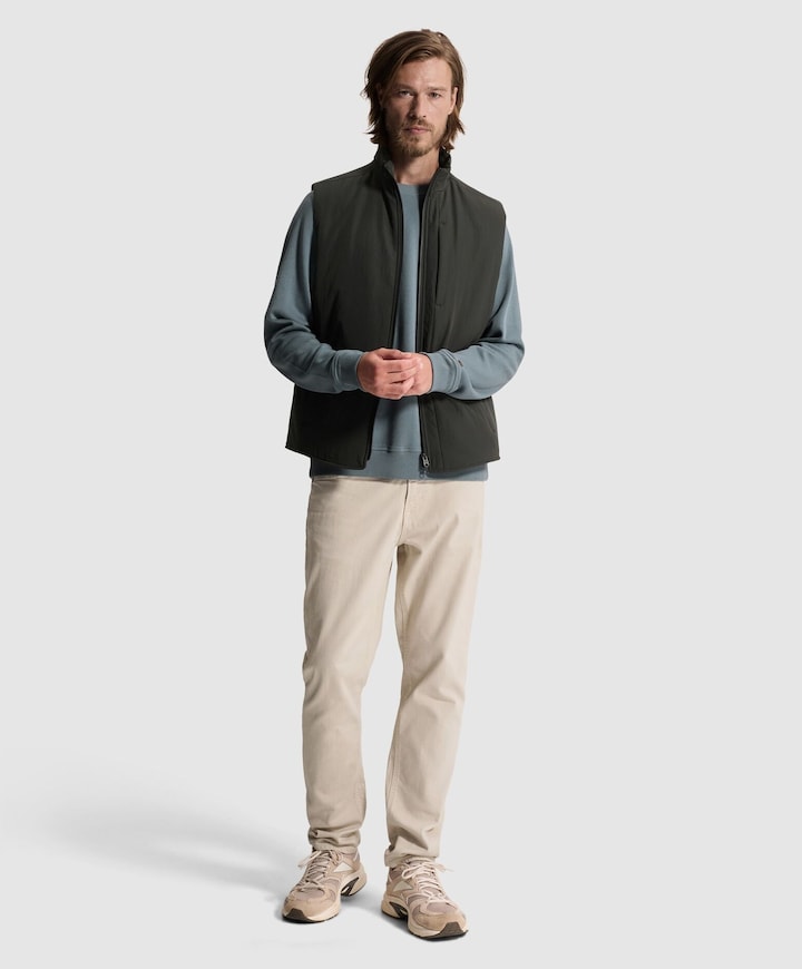 Heren bodywarmer grijs