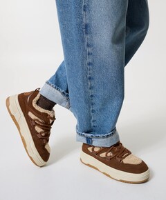 Boomer-F dames sneakers bruin