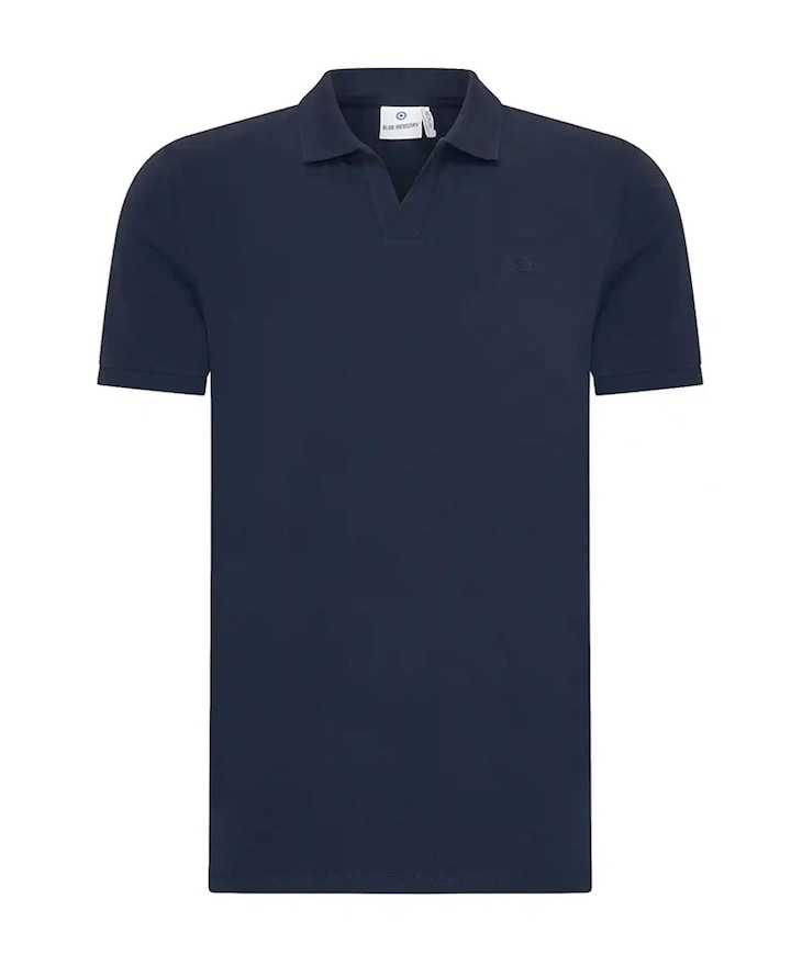 Heren polo blauw