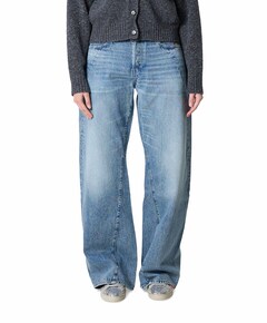 Contor 3D Wide Wmn dames jeans blauw
