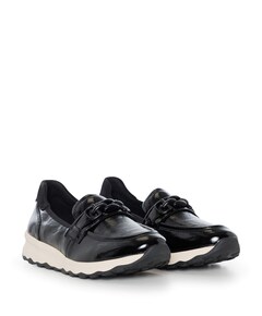 Slip-on dames instappers zwart