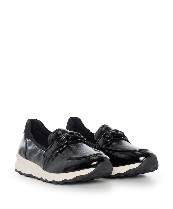 Slip-on dames instappers zwart