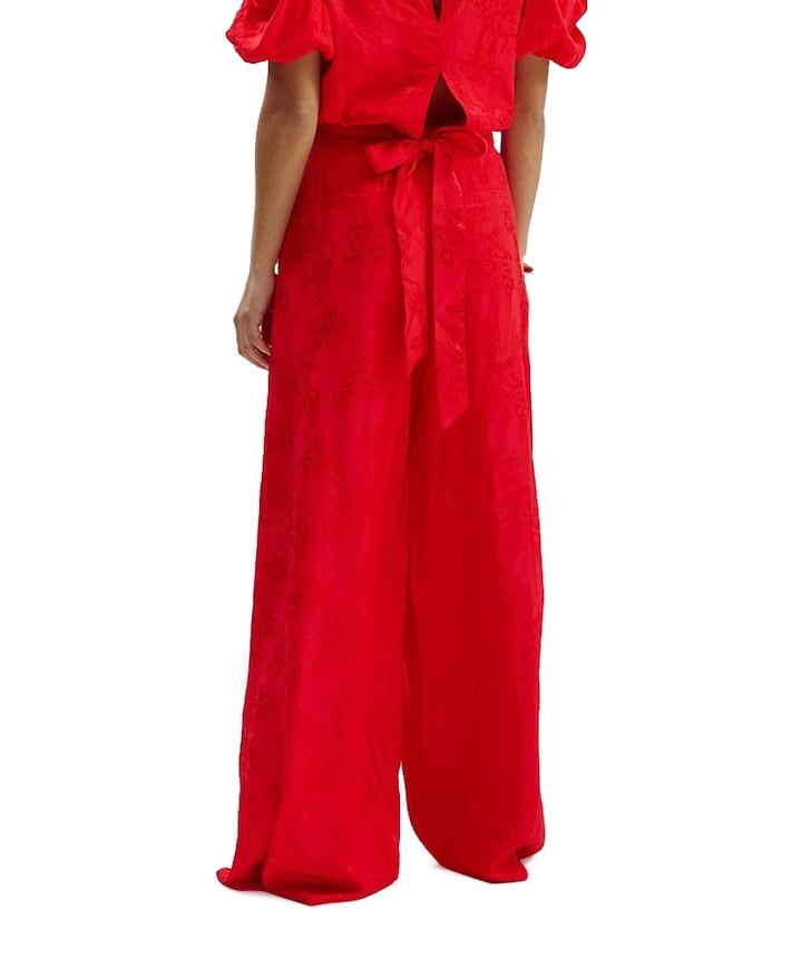 ROSIE-PA dames broek rood