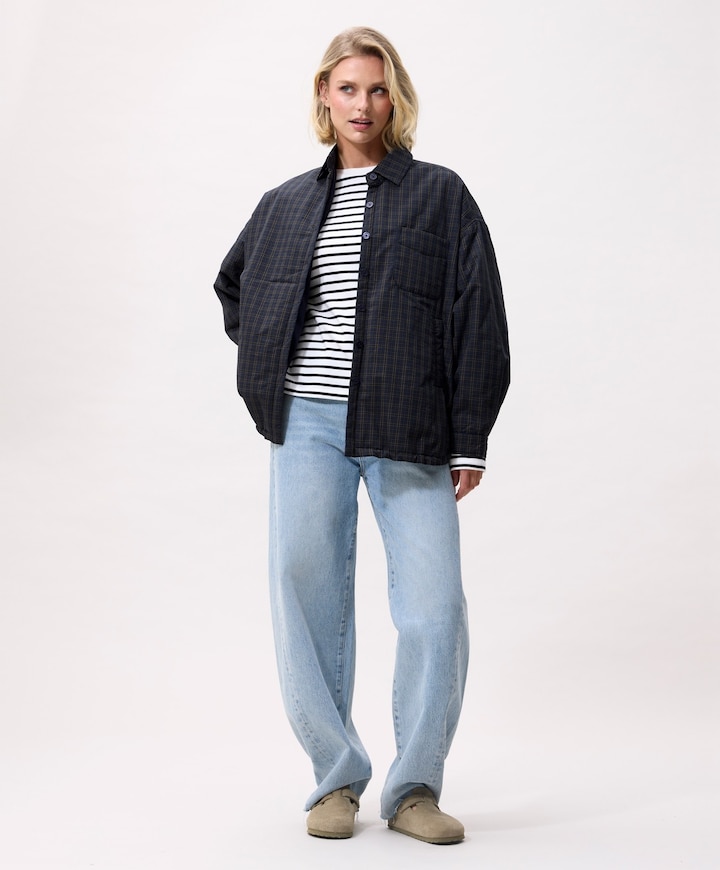 Dames jas blauw