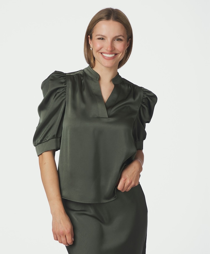 Dames blouse groen