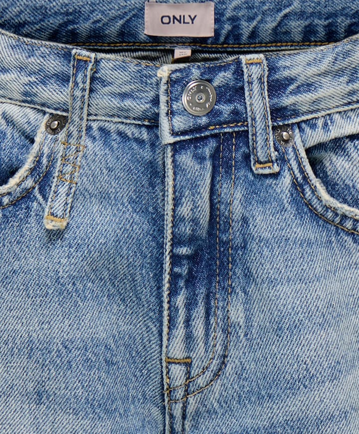 KOGBROOME HW WIDE DNM TAI meisjes jeans blauw