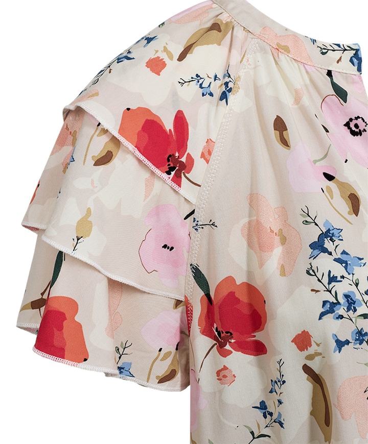 Dames blouse beige