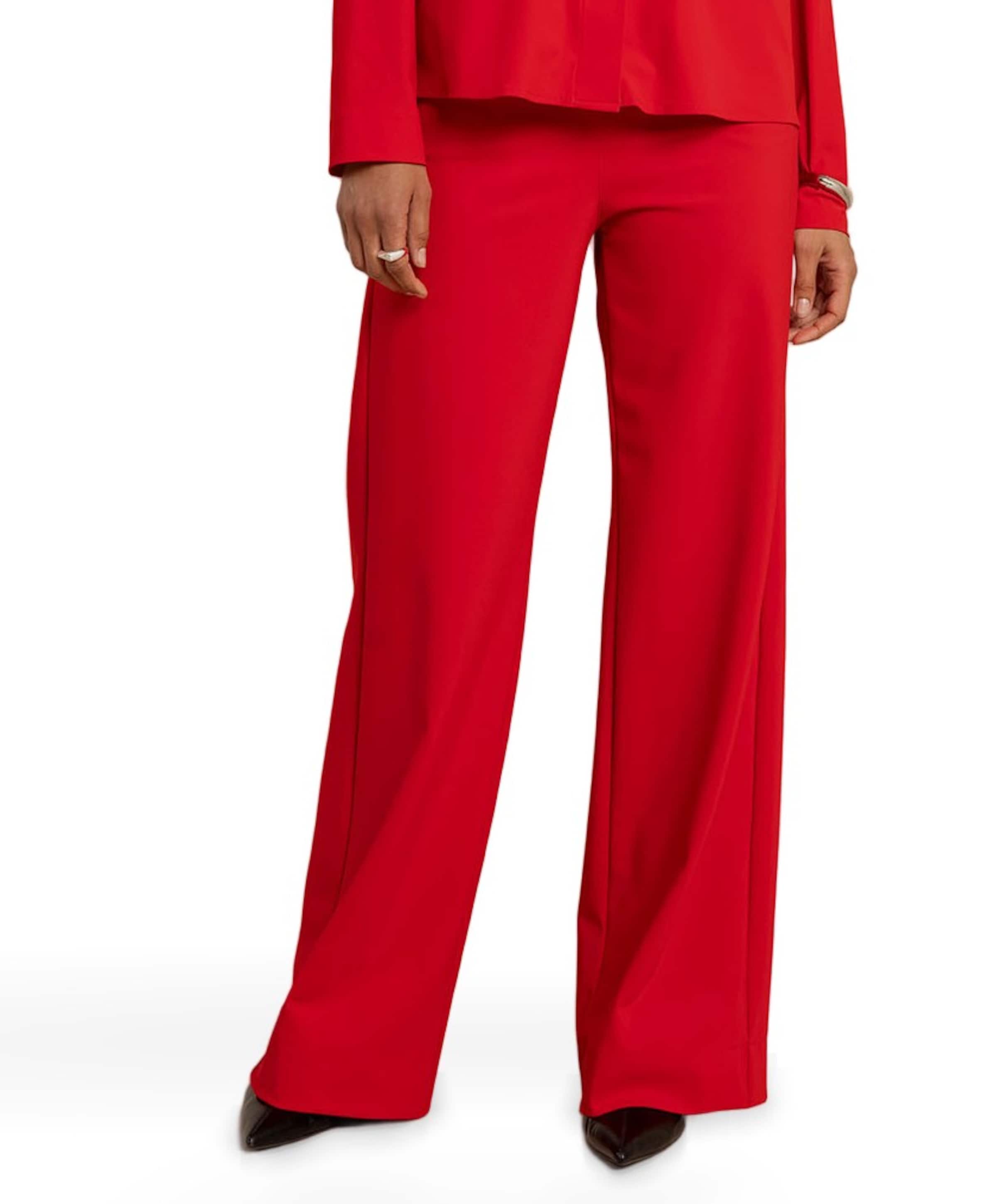 Lexie bonded trousers dames broek rood