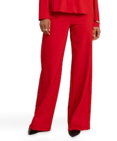 Lexie bonded trousers dames broek rood