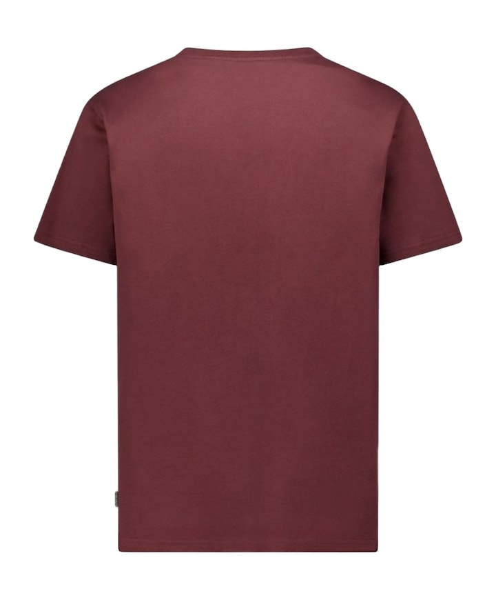 Heren T-shirt bordeaux