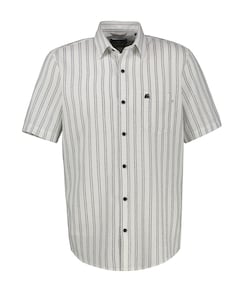 Heren overhemd korte mouw ecru