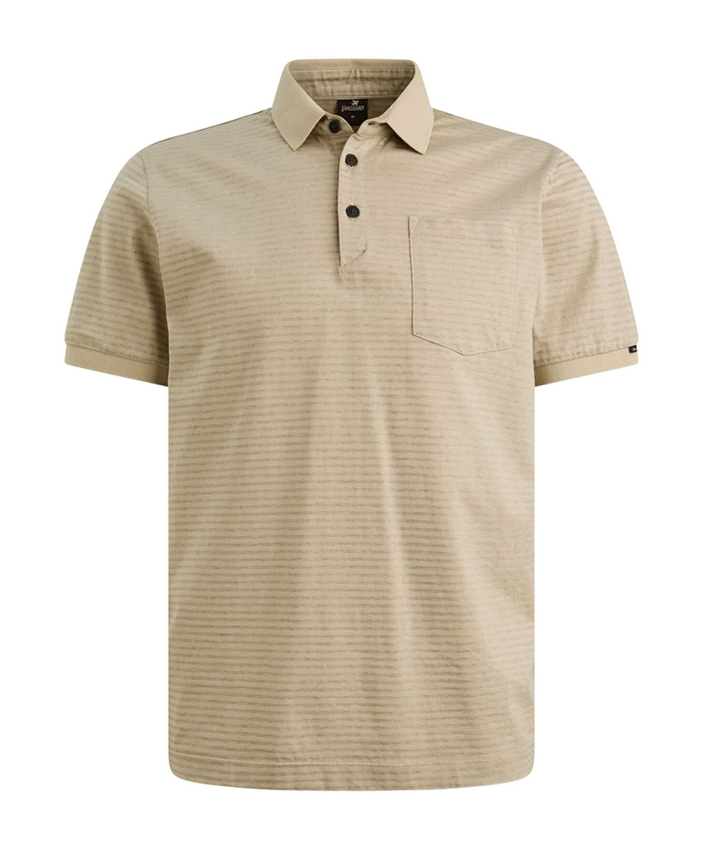 Heren polo beige