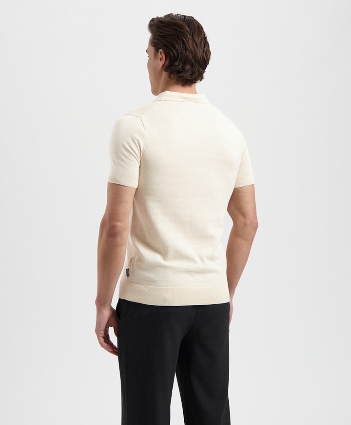 Heren polo oranje