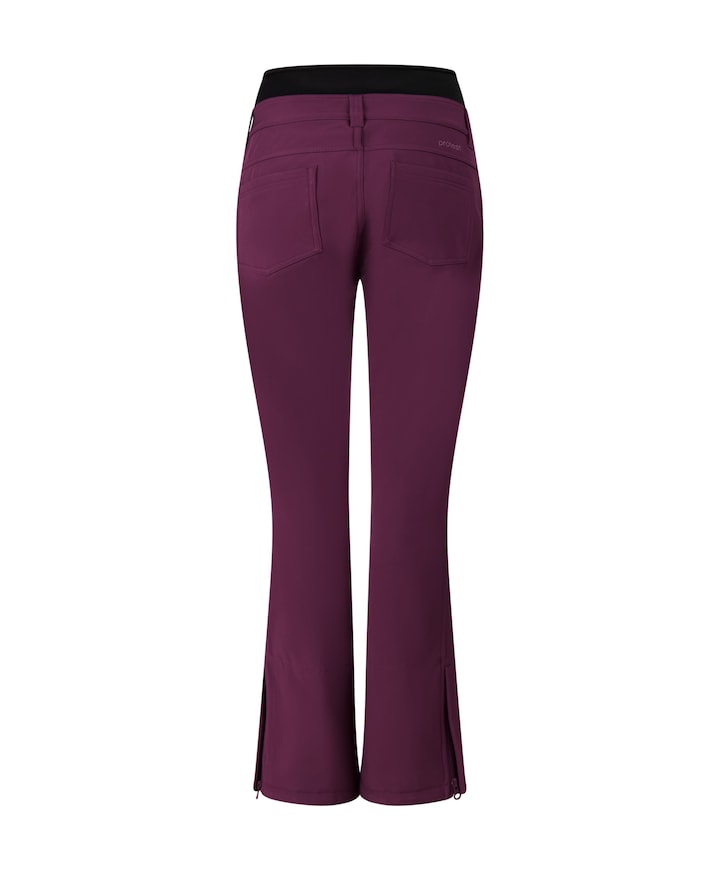 PRTHindon softshell snowpants dames skibroek paars