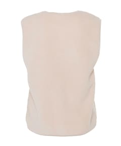 Dames gilet beige