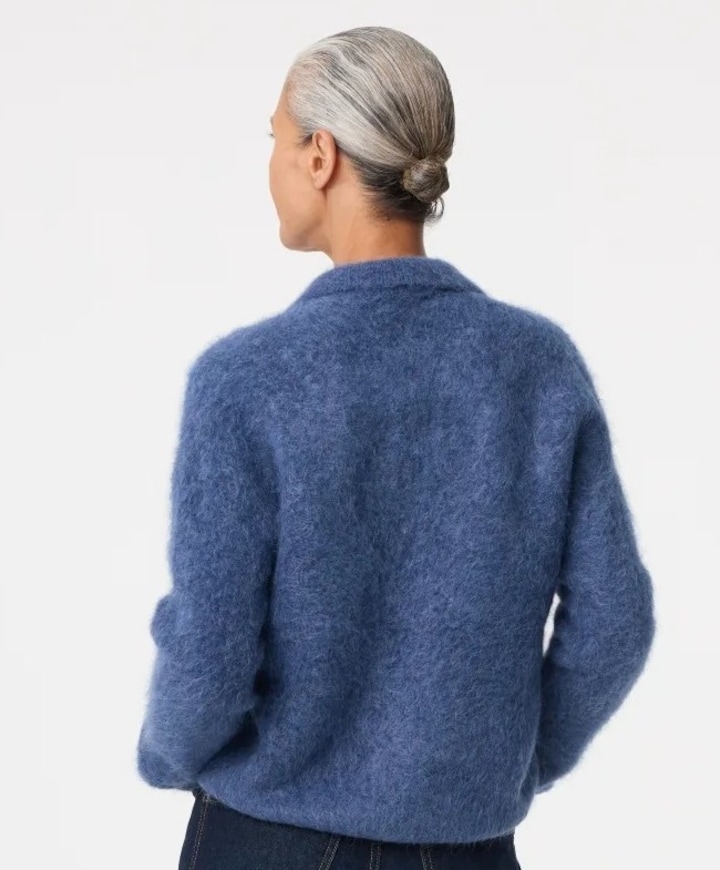 Dames vest blauw