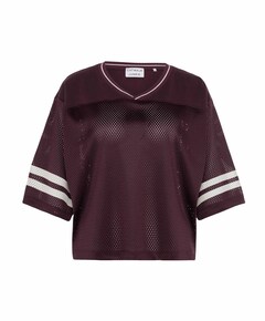 Dames T-shirt bordeaux