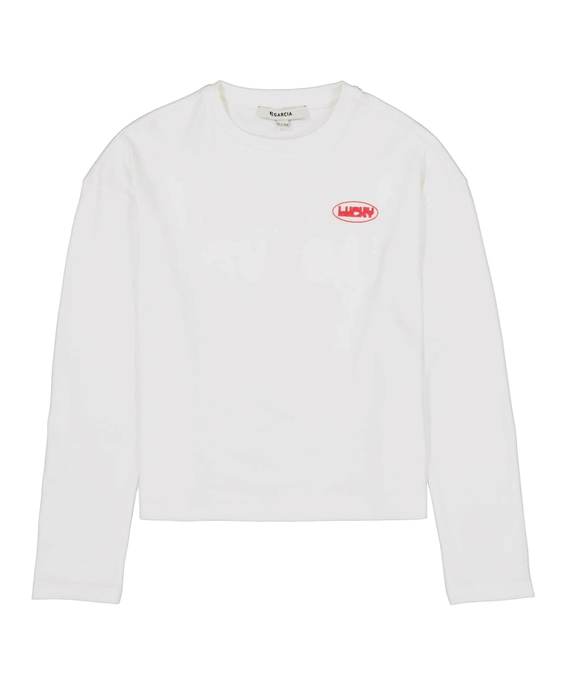 Meisjes longsleeve ecru