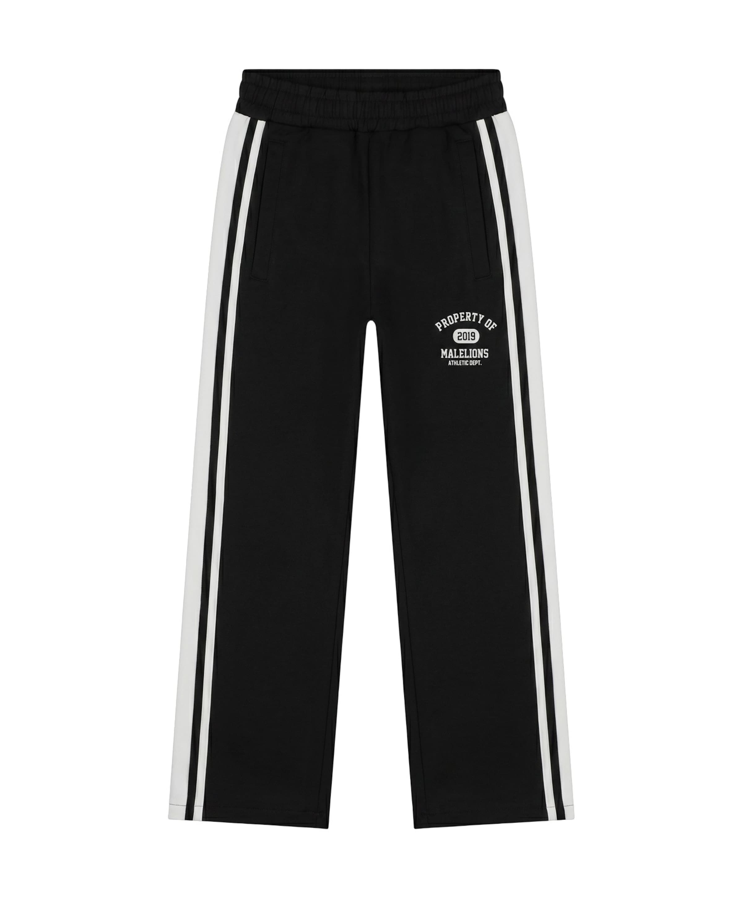 Malelions Junior Straight Property jongens broek zwart