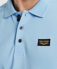 Heren polo blauw