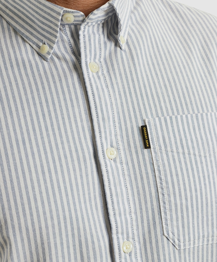 Overhemd lange mouw blauw