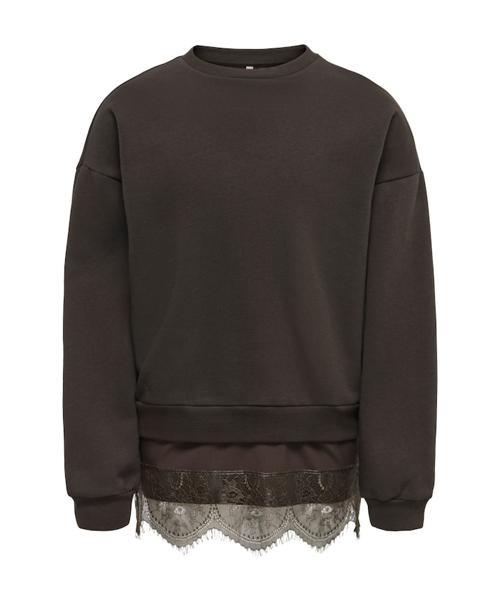 Meisjes sweater bruin