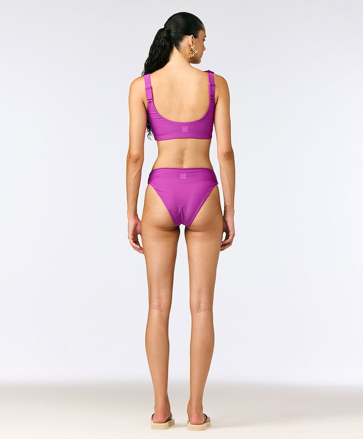Dames bikinitop paars