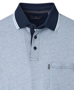 Heren polo blauw