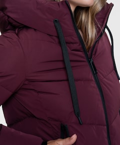 Dames jas bordeaux