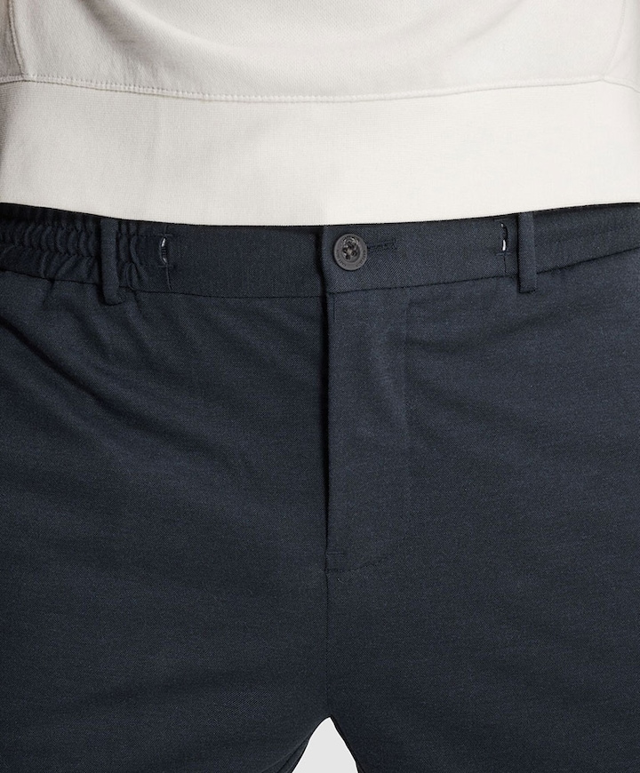 CYLAS CHINO YARN DYE heren broek blauw