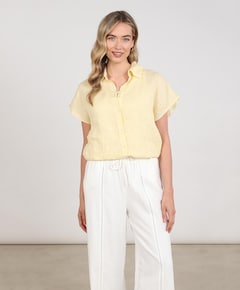 Dames blouse geel