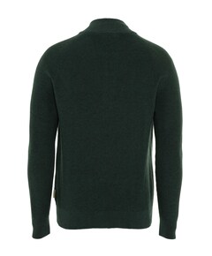 Heren trui met rits groen