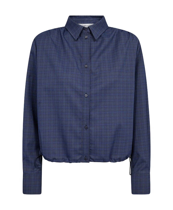 Dames blouse blauw