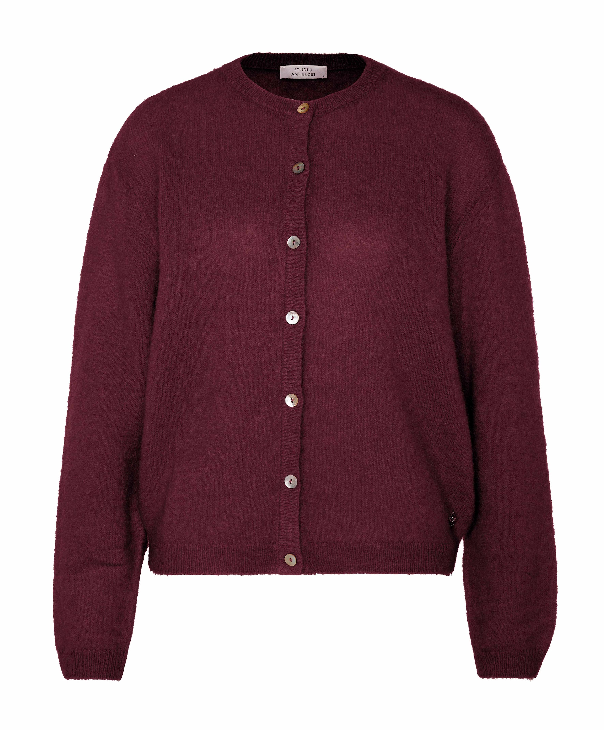 Dames vest bordeaux