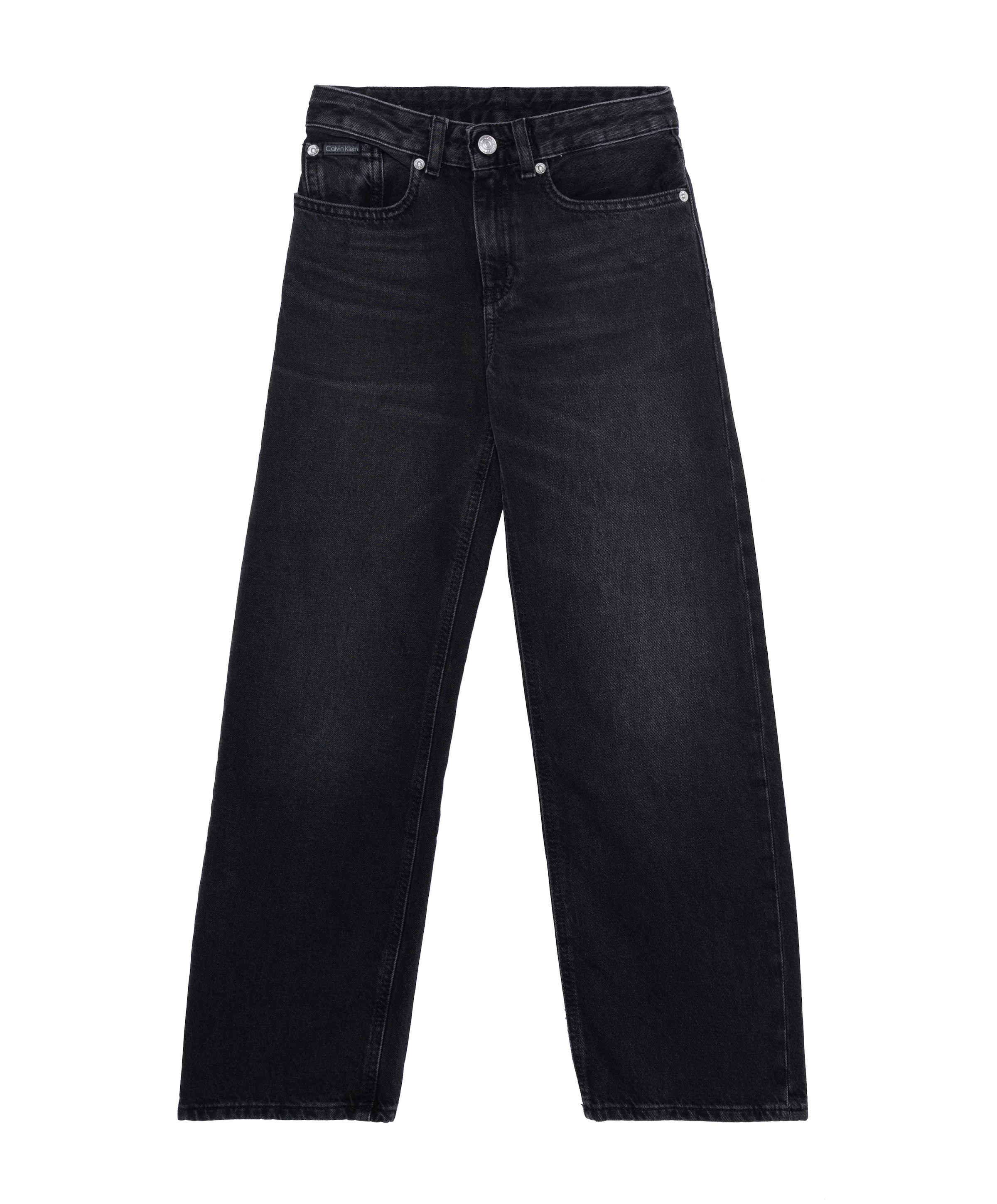 HR WIDE LEG DENIM BLACK meisjes jeans grijs