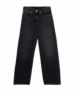 HR WIDE LEG DENIM BLACK meisjes jeans grijs