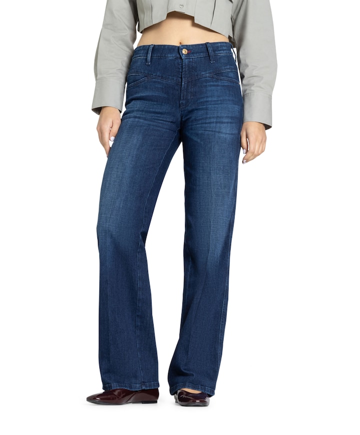 Aimee seam jeans blauw
