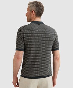 Heren polo blauw