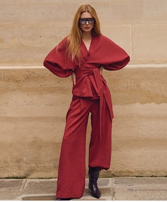 Rue de la Folie dames broek rood