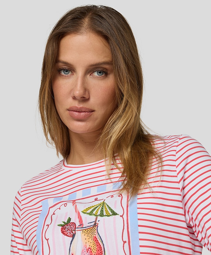 Dames T-shirt rood