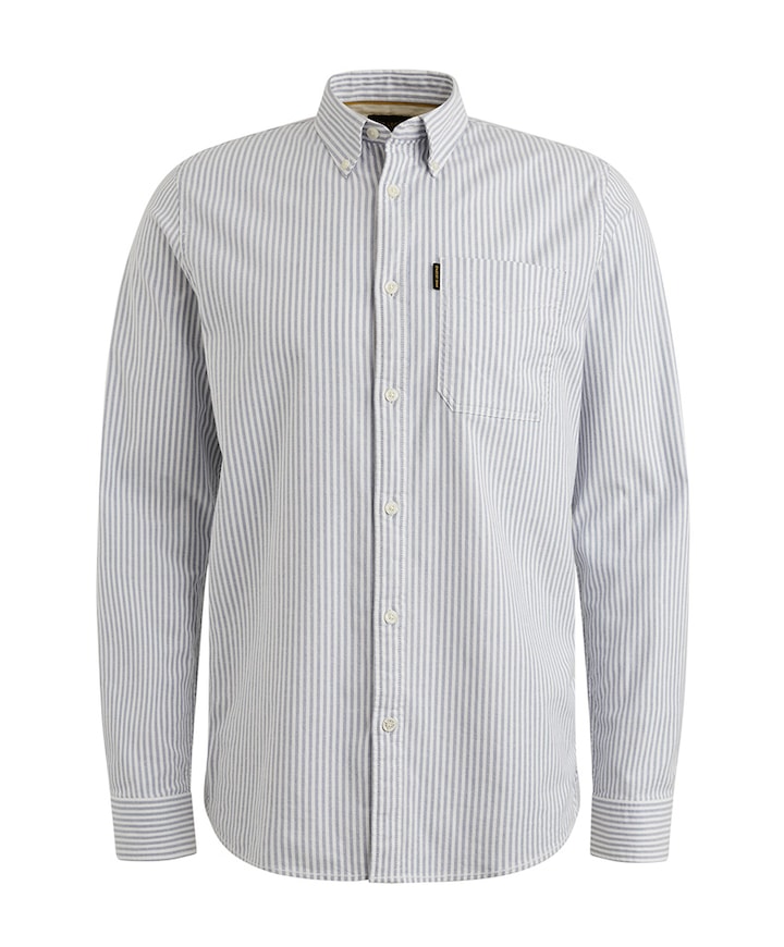 Overhemd lange mouw blauw