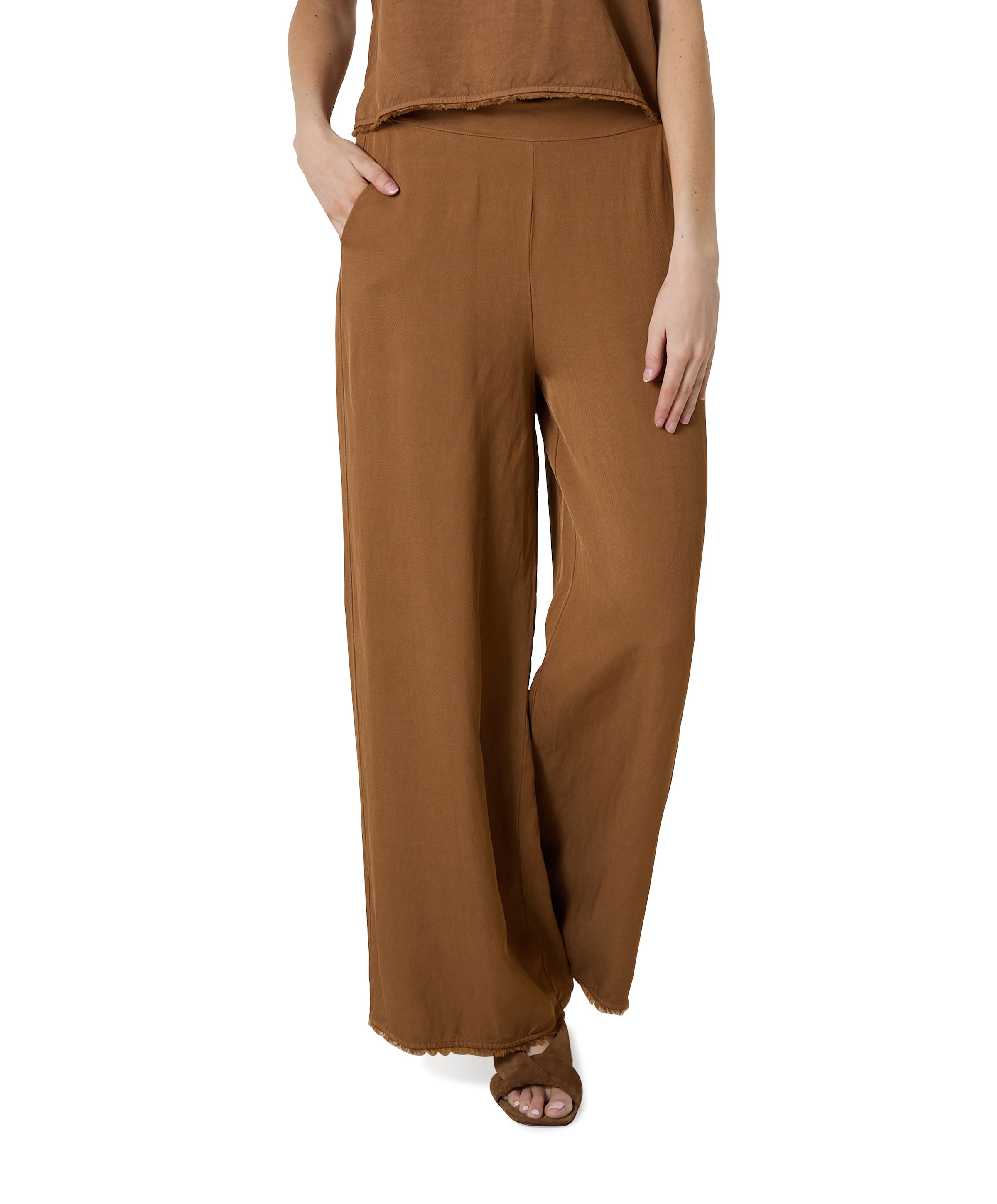 dames pantalon bruin
