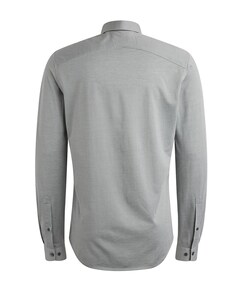 Heren overhemd lange mouw blauw