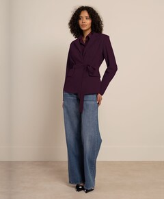 Dames blazer paars