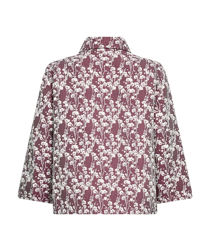 Dames jas bordeaux